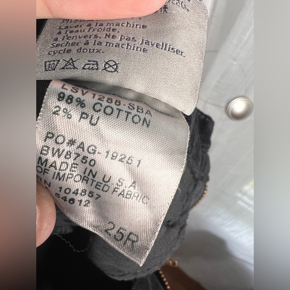 EUC AG Adriano Goldschmied The Legging Super Skinny Velvet Jeans - Picture 14 of 14